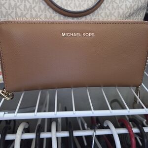 Michael Kors Tan Leather Wallet
